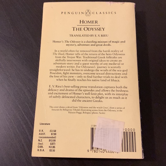 Homer The Odyssey penguin classics paperback - Picture 2 of 3